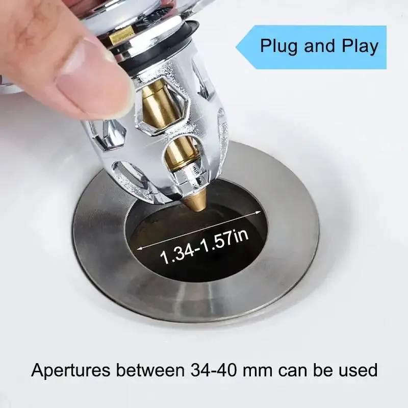 ClogGuard™ – Drain Plug With Pop-up function