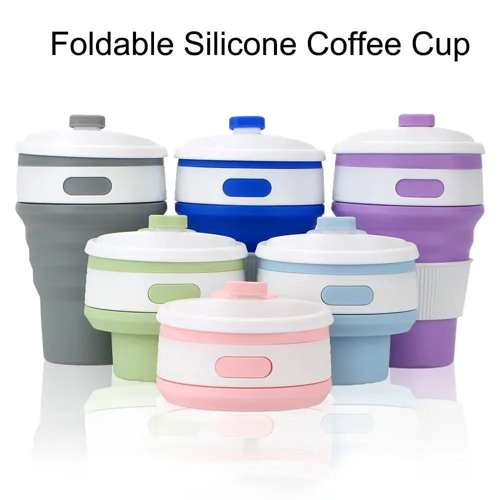 Collapsible Silicone Cup for Coffee, Tea and More