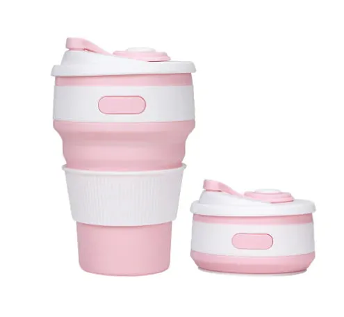 Collapsible Silicone Cup for Coffee, Tea and More