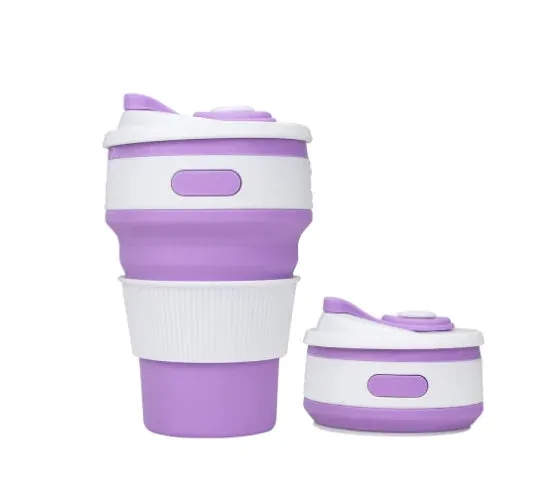 Collapsible Silicone Cup for Coffee, Tea and More