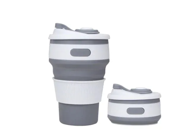 Collapsible Silicone Cup for Coffee, Tea and More