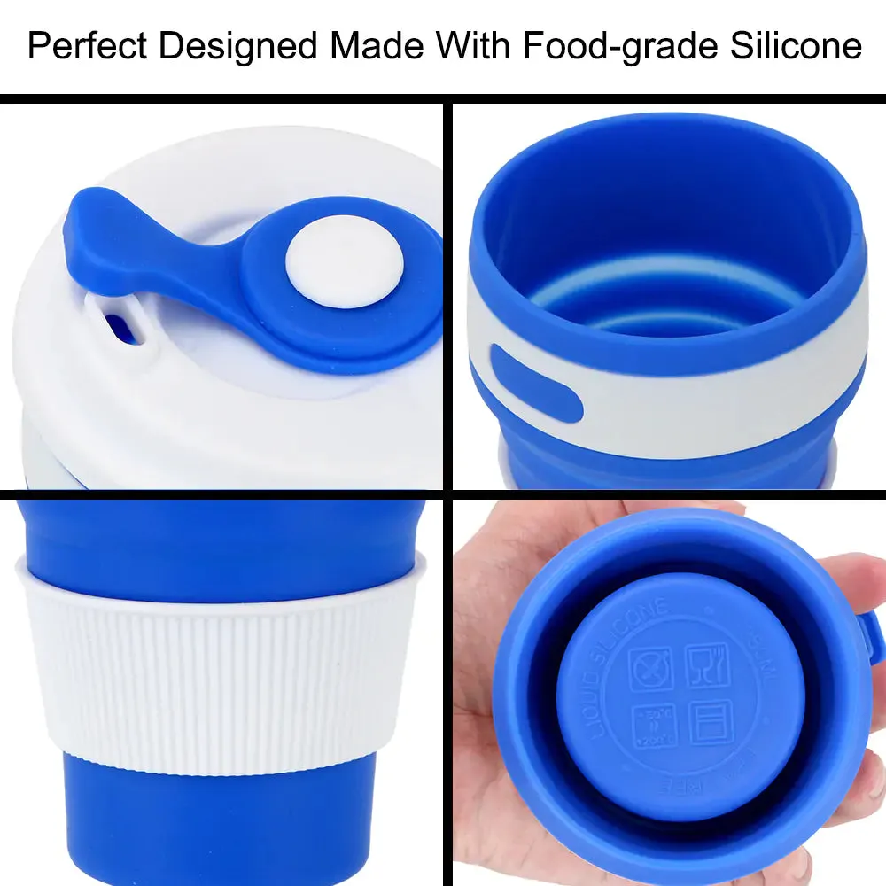 Collapsible Silicone Cup for Coffee, Tea and More