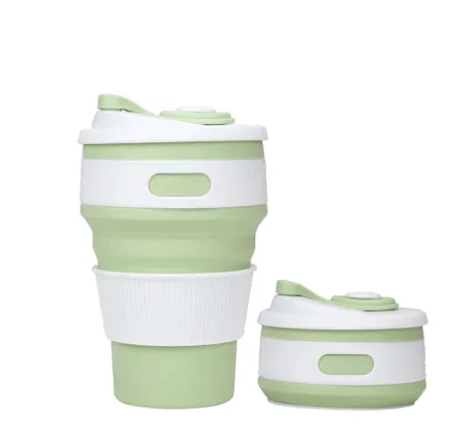 Collapsible Silicone Cup for Coffee, Tea and More