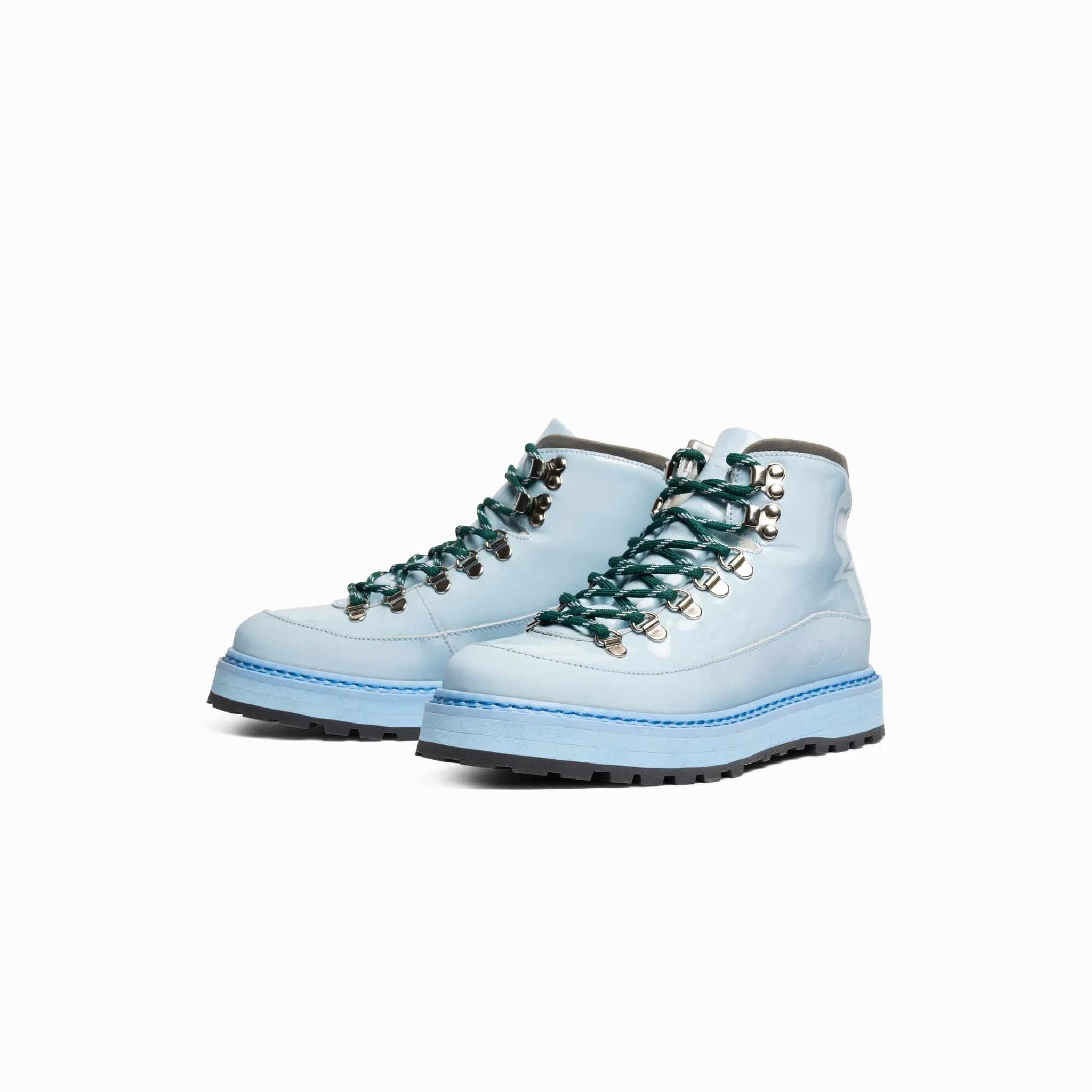 Core Cap - Patent Leather - Light Blue - Woman