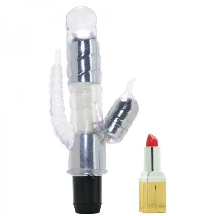 Crystal Flex Double Penetrator Vibe