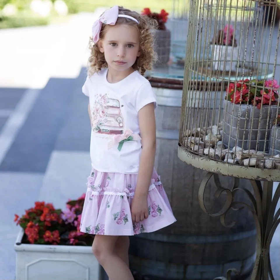 DAGA - Car & Roses Skirt Set