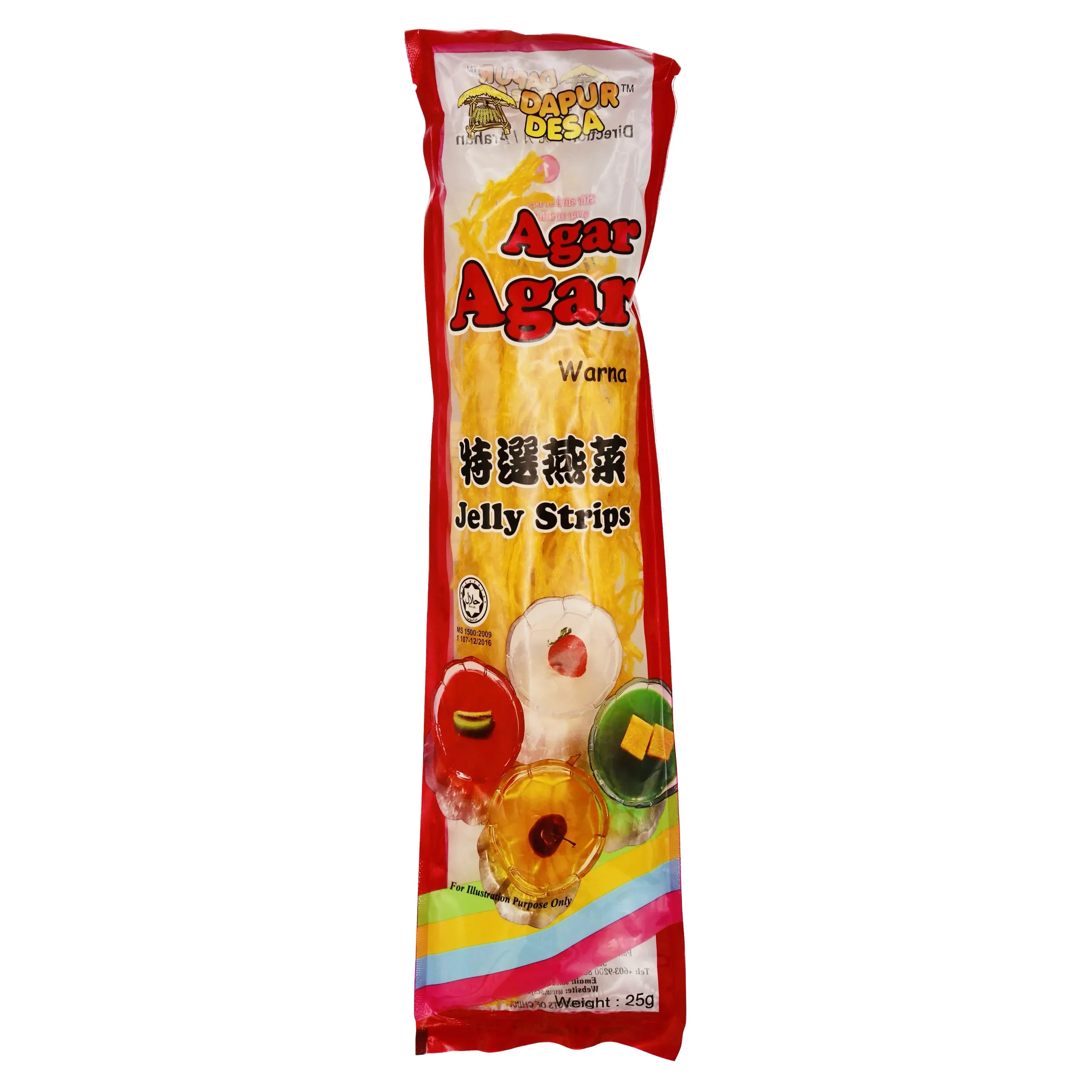 Dapur Desa Jelly Strips Yellow (Agar) 25g