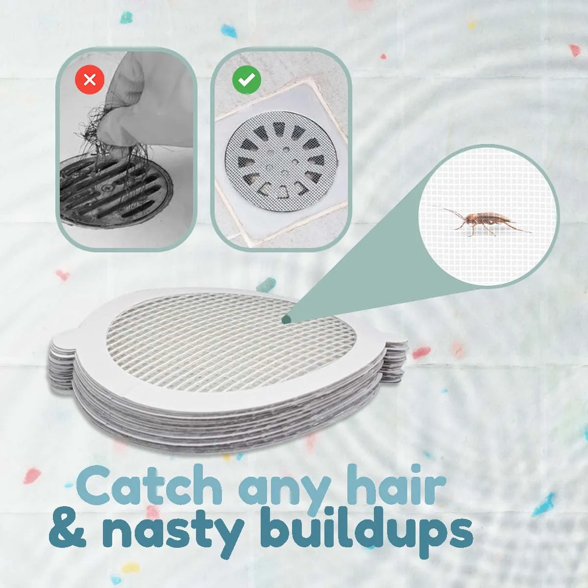 Disposable Shower Drain Stickers™