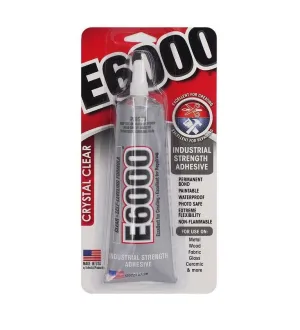 E6000 Glue Industrial Strength Clear Glue (2oz)