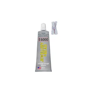 E6000 Jewellery & Bead Industrial Strength Clear Glue with Tips (1oz)