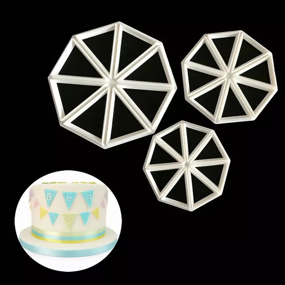 EASY BUNTING CUTTER SET 3 PCS