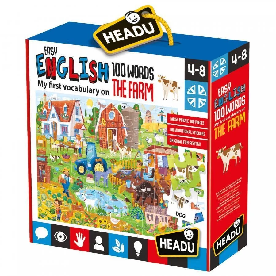 Easy English 100 words - Farm - 4 