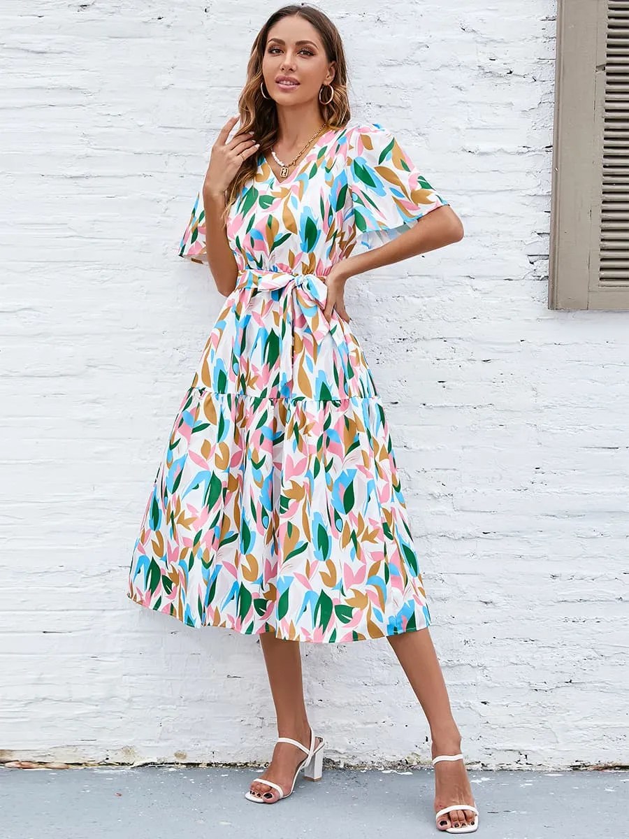 Easy to Love Flutter Sleeve Dress