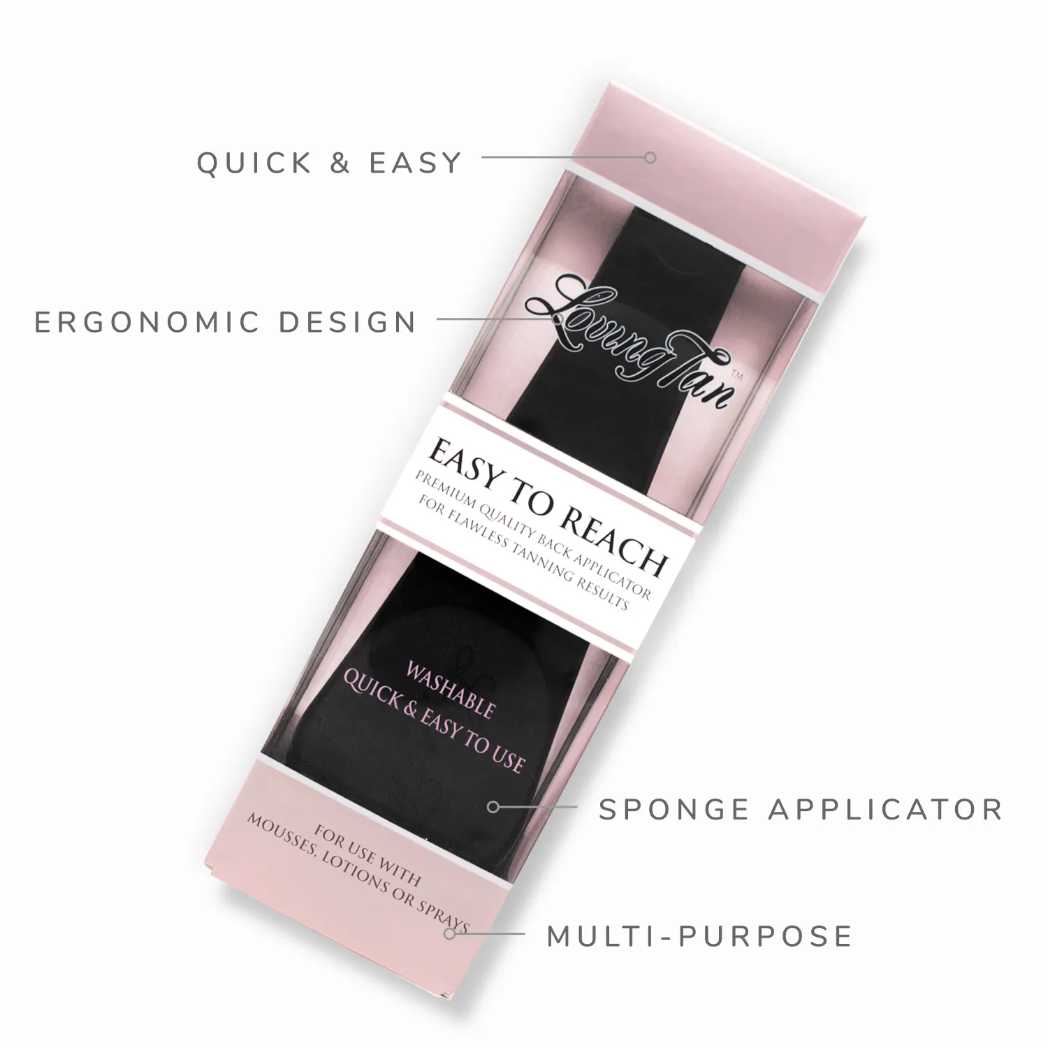 Easy to Reach Back Applicator