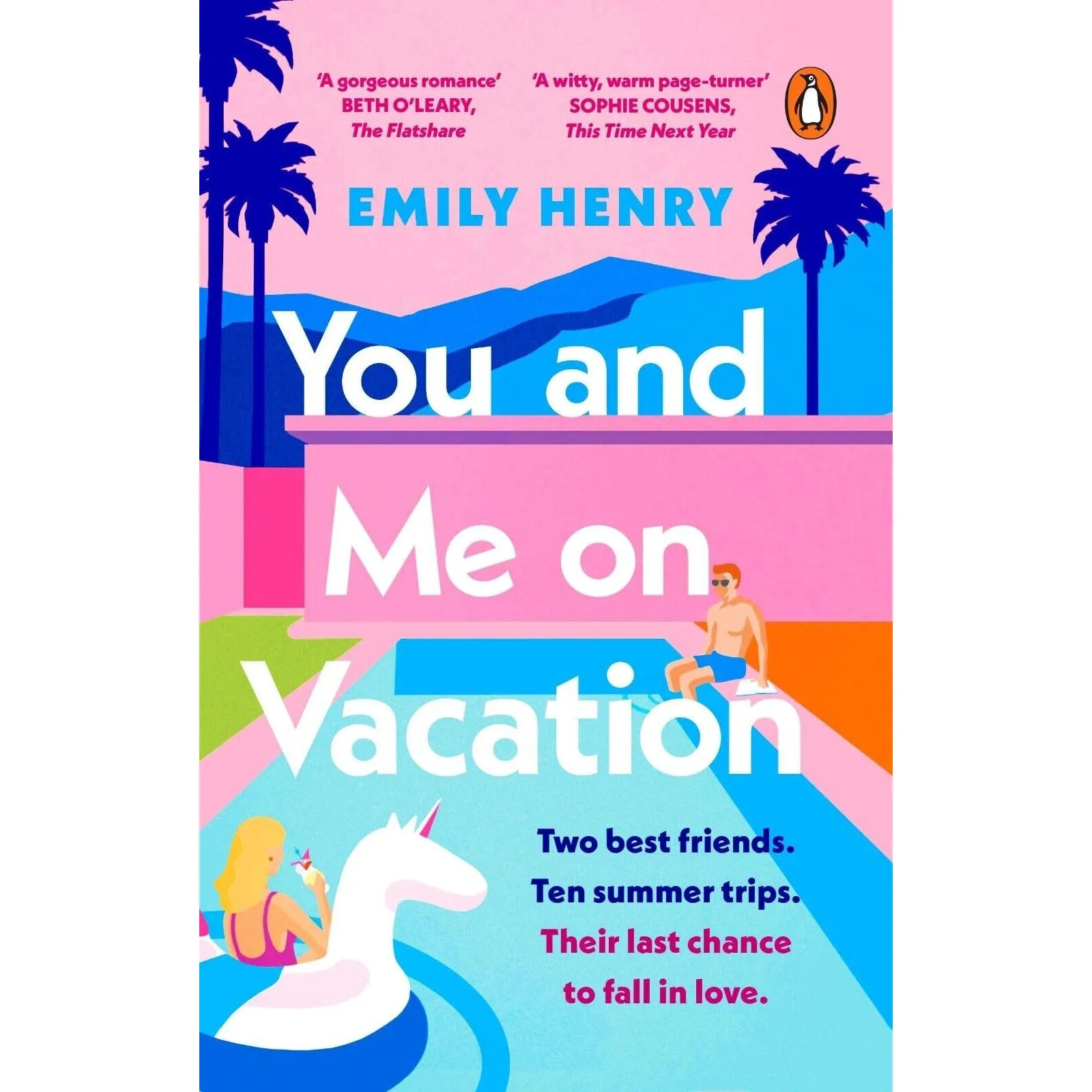 Emily Henry Collection 4 Books Set Happy Place, Book Lovers, You and Me on Vacation, Beach Read