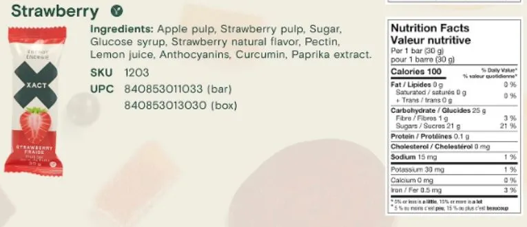 Energy: Fruit Bars - Single