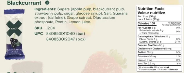 Energy: Fruit Bars - Single
