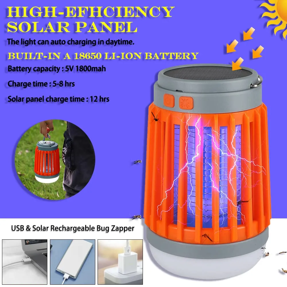 Fanyil Solar Outdoor LED Light and Mosquito Killer