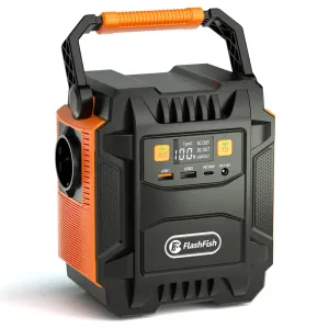 Flashfish Power Station 200 220V 48000mAh Portable Solar Generator Battery Power Station 172Wh Emergency Lighting For Outdoor
