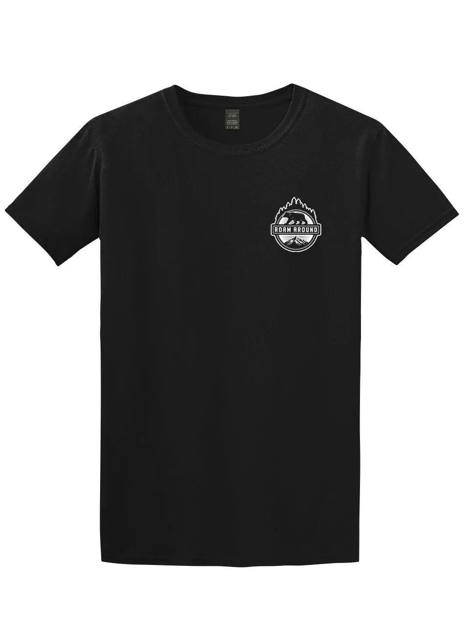 Forest Trail Back Print with Pocket Print T-Shirt