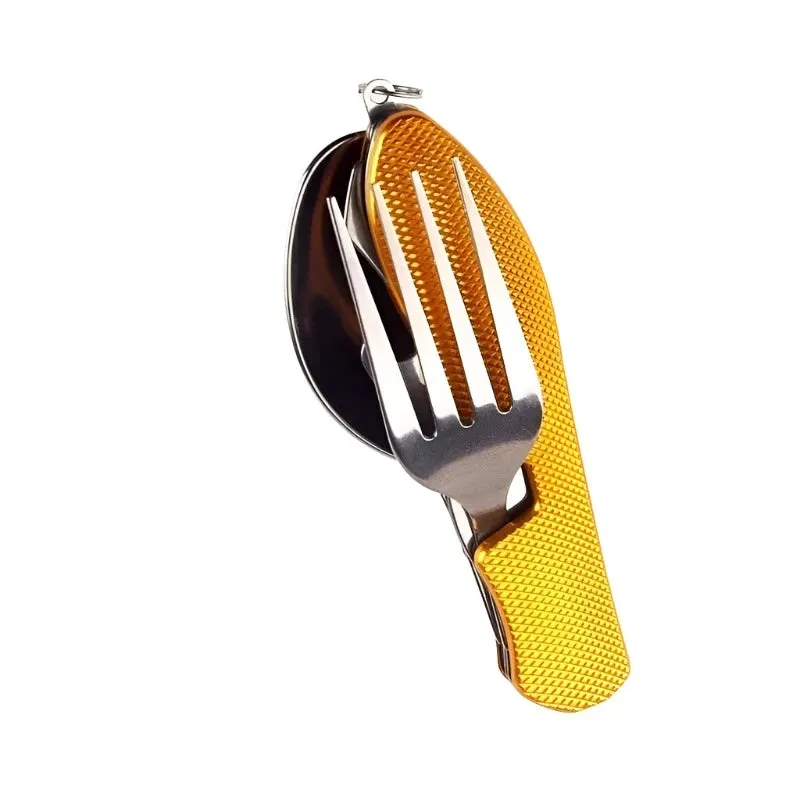 Four-In-One Folding Camping Tableware