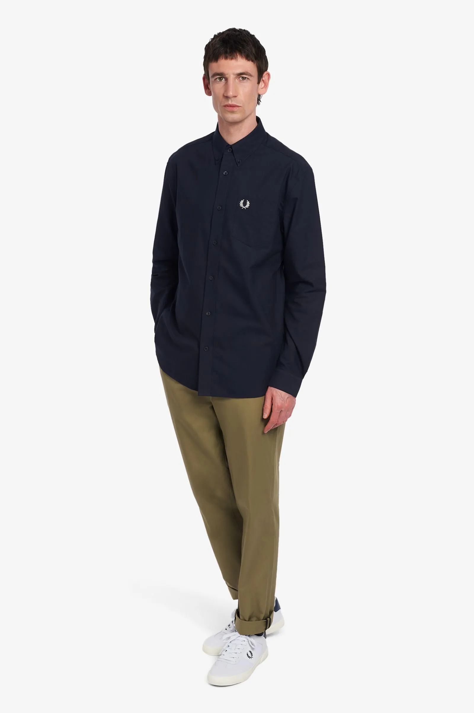 Fred Perry M2700 Oxford Shirt Navy