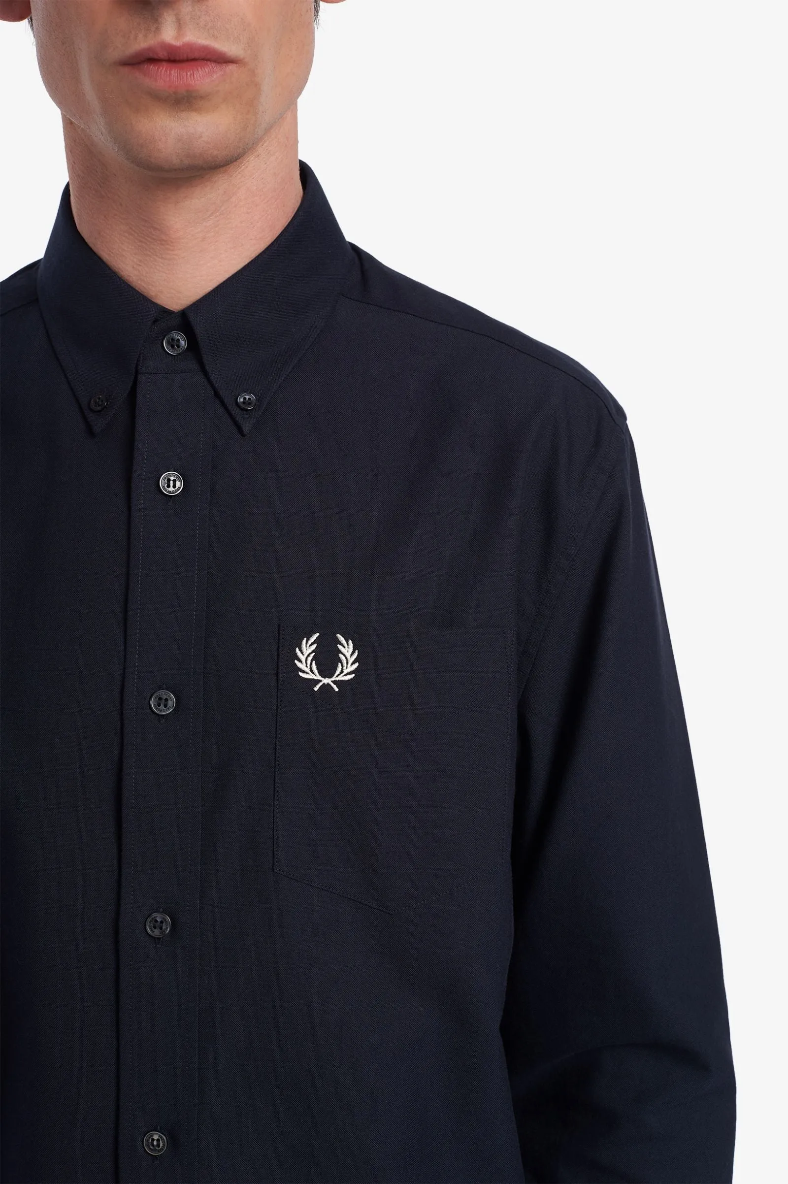Fred Perry M2700 Oxford Shirt Navy