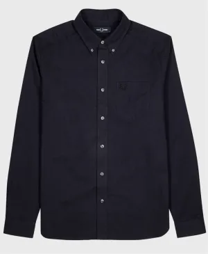 Fred Perry M4633 Brushed Oxford Shirt 143 French Navy