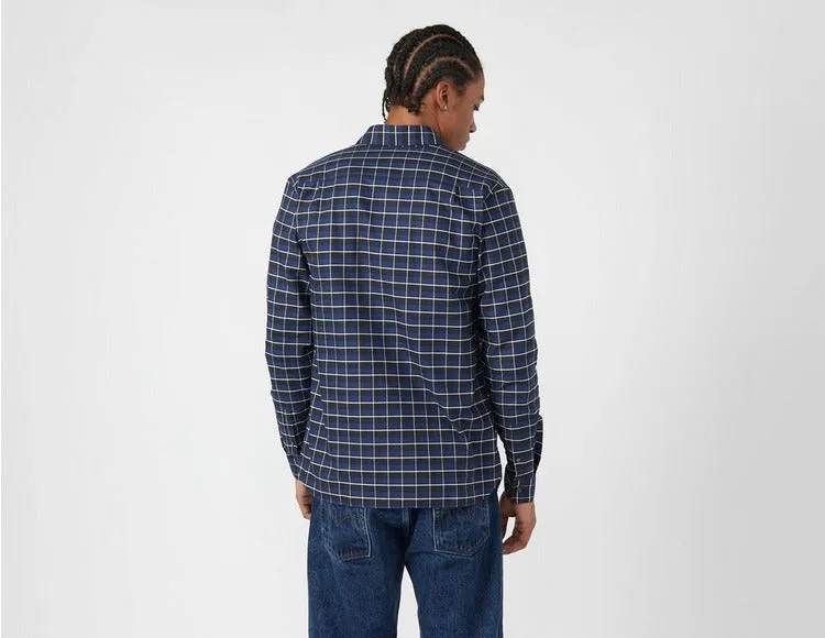 Fred Perry M4657 Oxford Check Shirt 143 French Navy