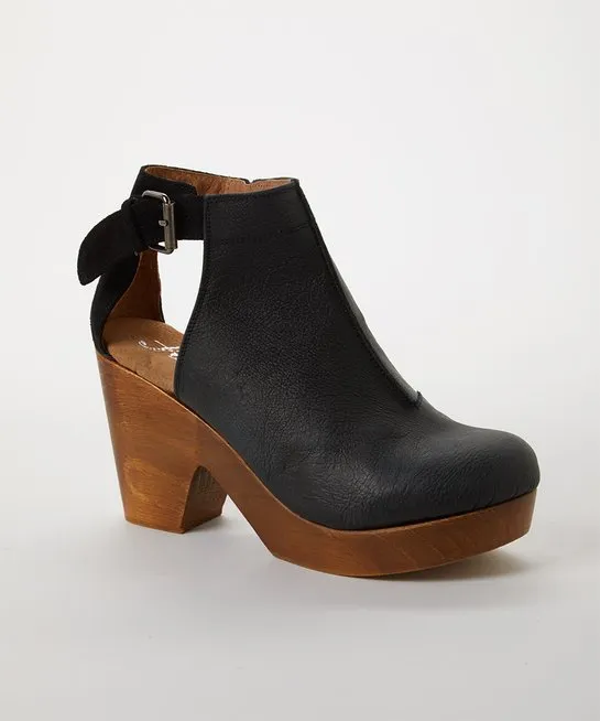 FREE PEOPLE AMBER ORCHARD LEATHER CLOGS