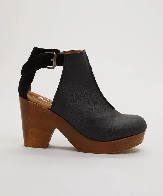FREE PEOPLE AMBER ORCHARD LEATHER CLOGS