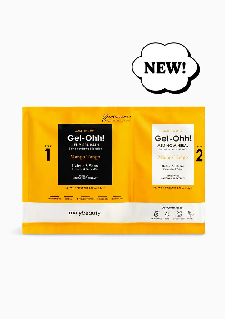*Gel-Ohh! Jelly Spa Bath - Mango Tango (CASE 30PC)