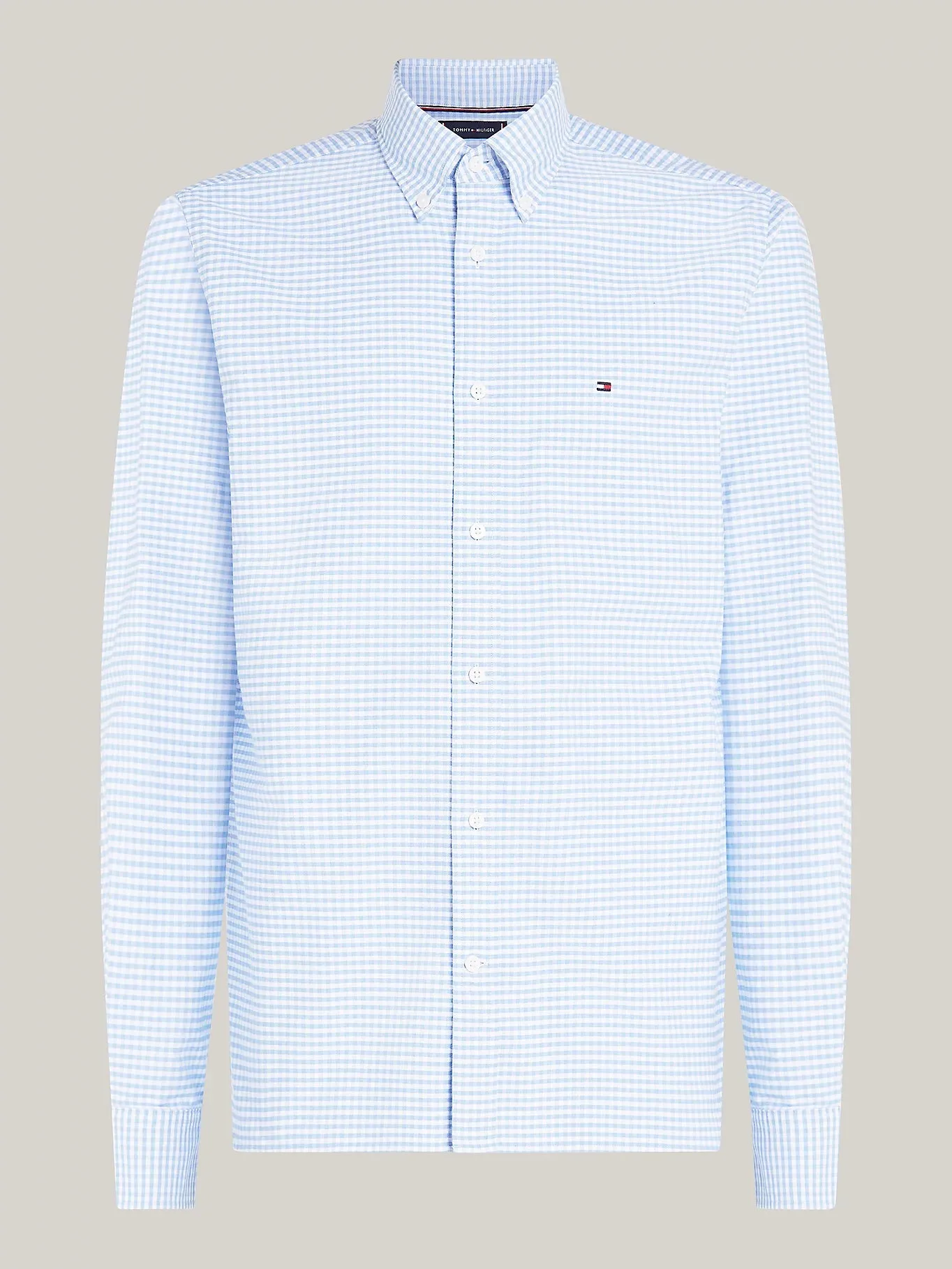 Gingham Oxford Shirt in Blue