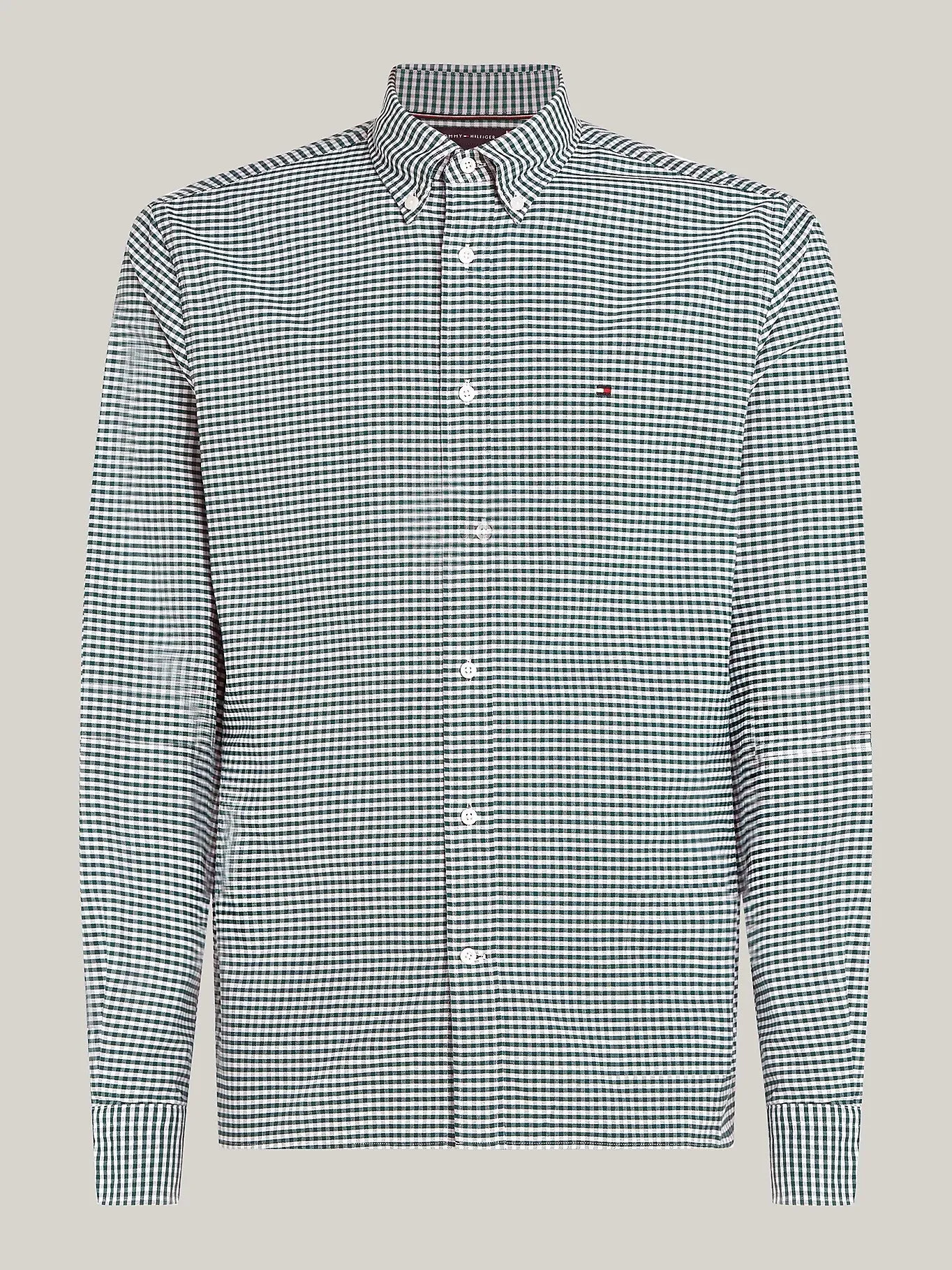 Gingham Oxford Shirt in Green
