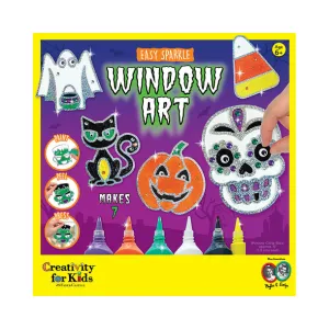 Halloween Easy Sparkle Window Art
