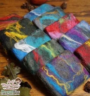 Handmade Natural Felted Soap - Oatmeal, Honey & Goat Milk Soap