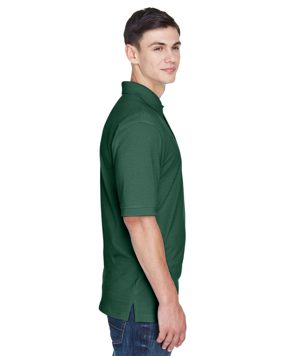 Harriton Easy Blend Polo Shirt | Hunter