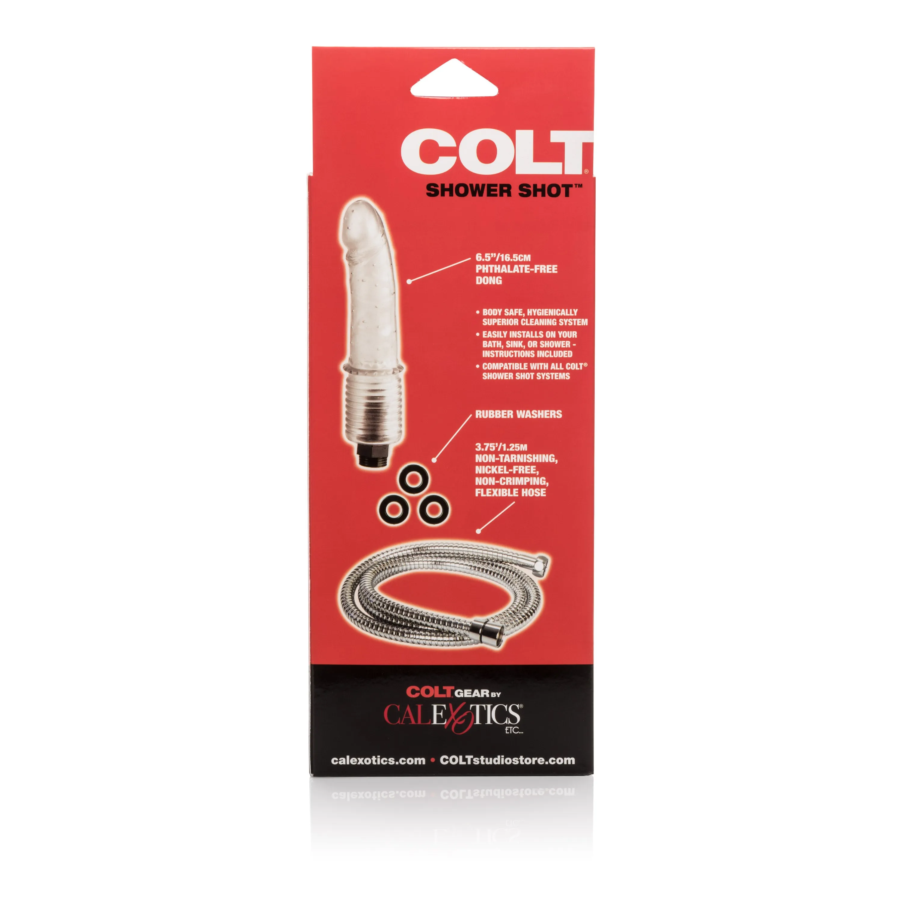 Introducing the Deluxe Shower Enema Set: Removable Perforated Jelly Dong Nozzle with Nickel-Free Hose