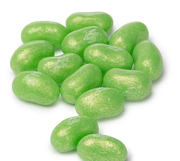 Jelly Belly Jewel Sour Apple Jelly Beans - 10 lb Bulk Case