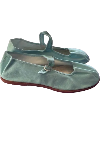 Jiniao Pink Mary Jane Canvas Slip Ons