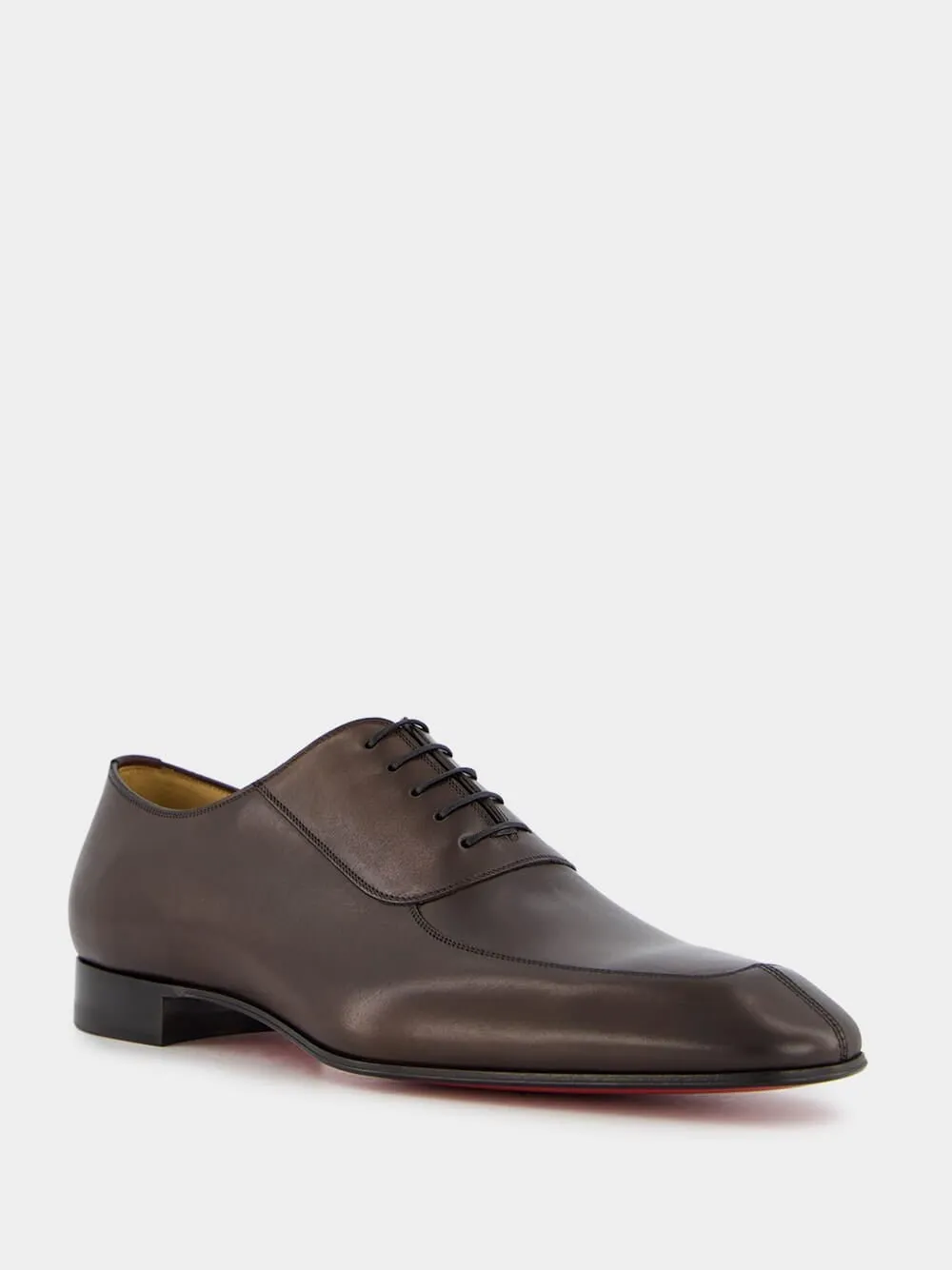 Lafitte Dark Brown Leather Oxfords