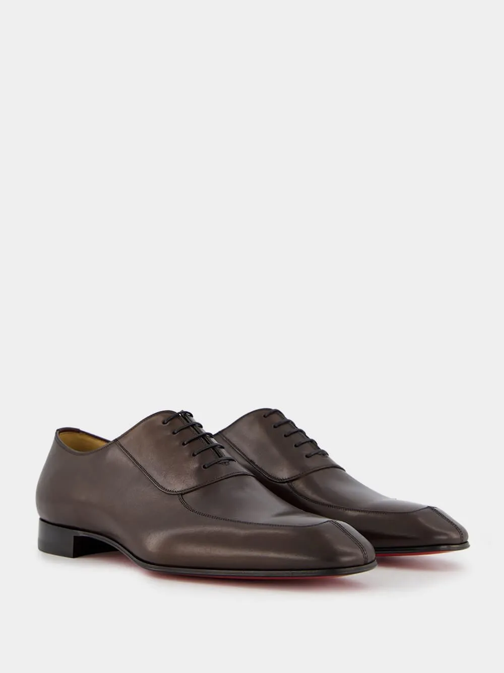 Lafitte Dark Brown Leather Oxfords