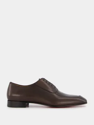 Lafitte Dark Brown Leather Oxfords