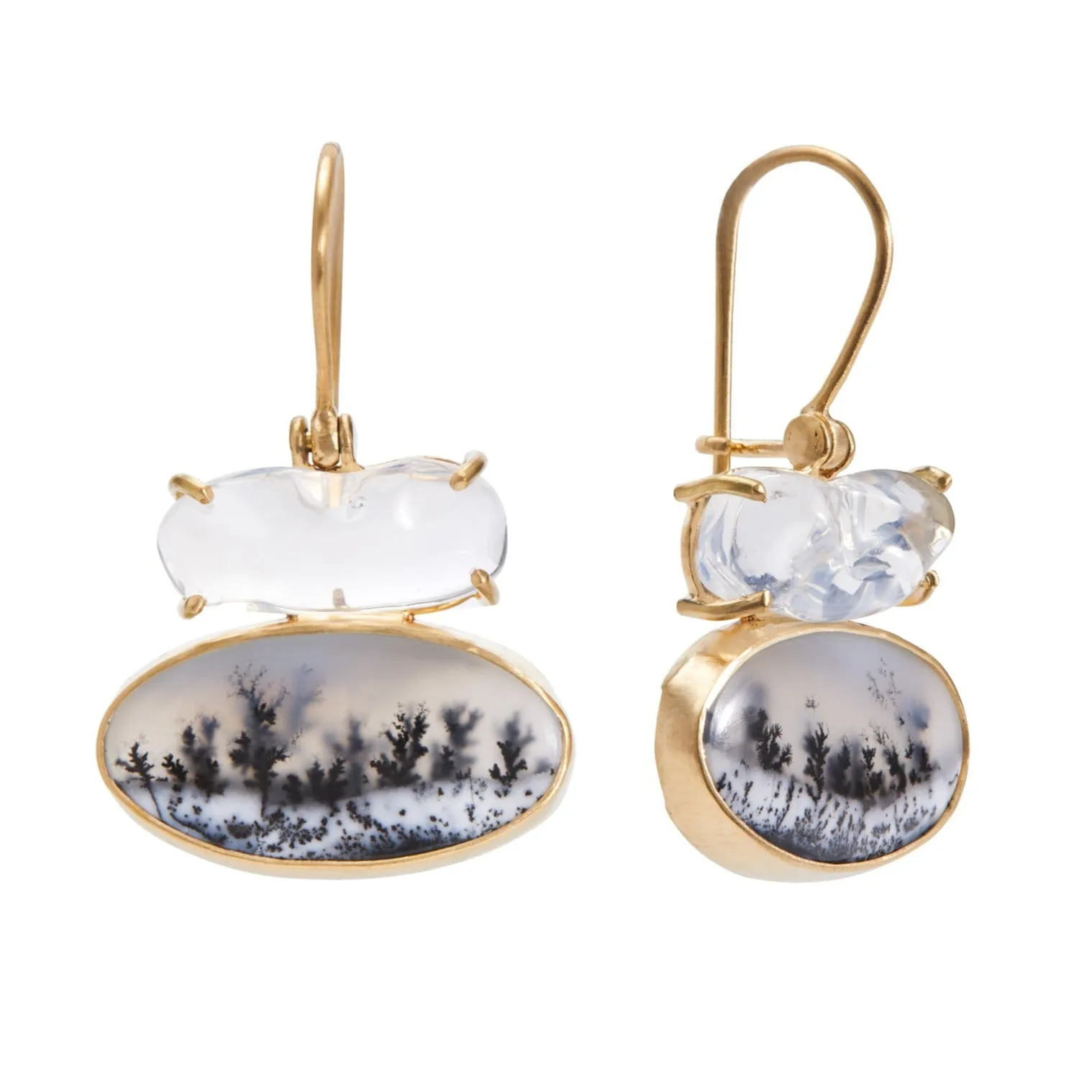 Landscape: Sky, Winterscape Earrings