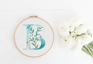 Letter B Cross Stitch Pattern #392