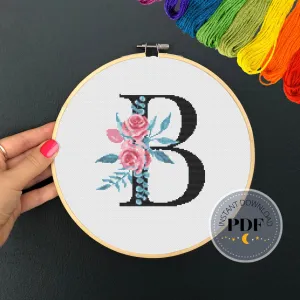 Letter B Cross Stitch Pattern #53
