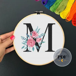 Letter M Cross Stitch Pattern #64