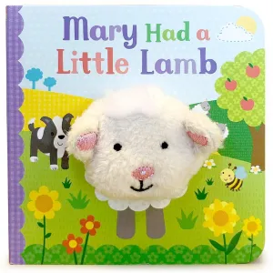 Little Learners Mary Had A Little Lamb Finger Puppet Book