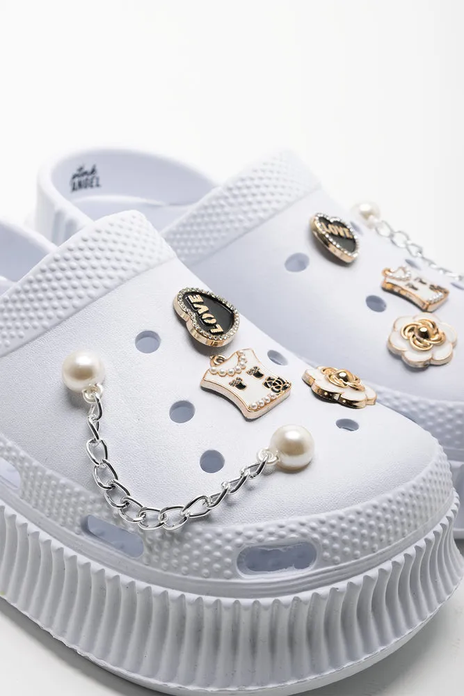 Love Clog White