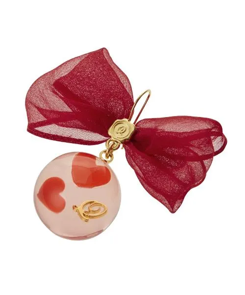 Love Heart Jelly Pierced Earring (Single)【Japan Jewelry】